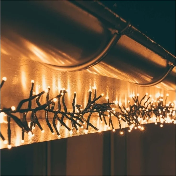 LED-Lichterkette „Das alte Apotek“ B 810 cm schwarz