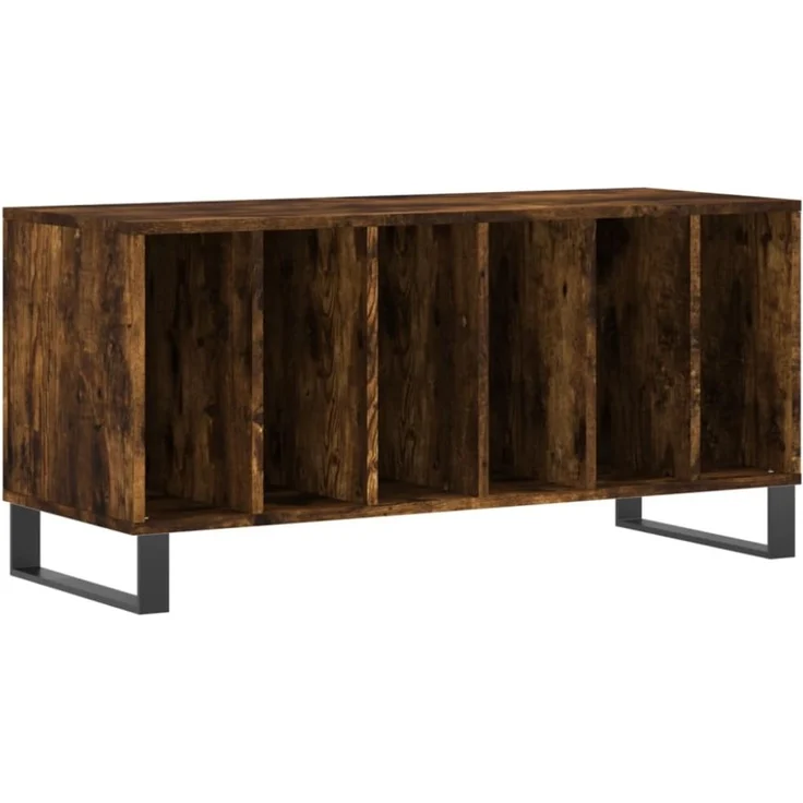 vidaXL Plattenschrank Räuchereiche 100x38x48 cm Holzwerkstoff 831761 – Bild 5
