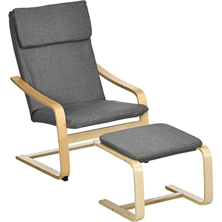 HOMCOM Relaxsessel Armlehnensessel (2-St) – Bild 2