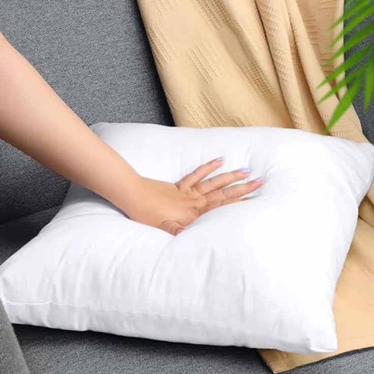 Utopia Bedding 2er Set Kissenfüllung 55x55 cm, Innenkissen Füllkissen Kopfkissen Sofakissen (Weiß) – Bild 6