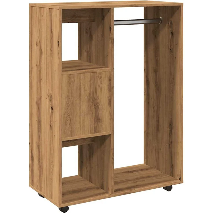 vidaXL Kleiderständer Artisan-Eiche 80x40x110 cm Holzwerkstoff 856669 – Bild 6