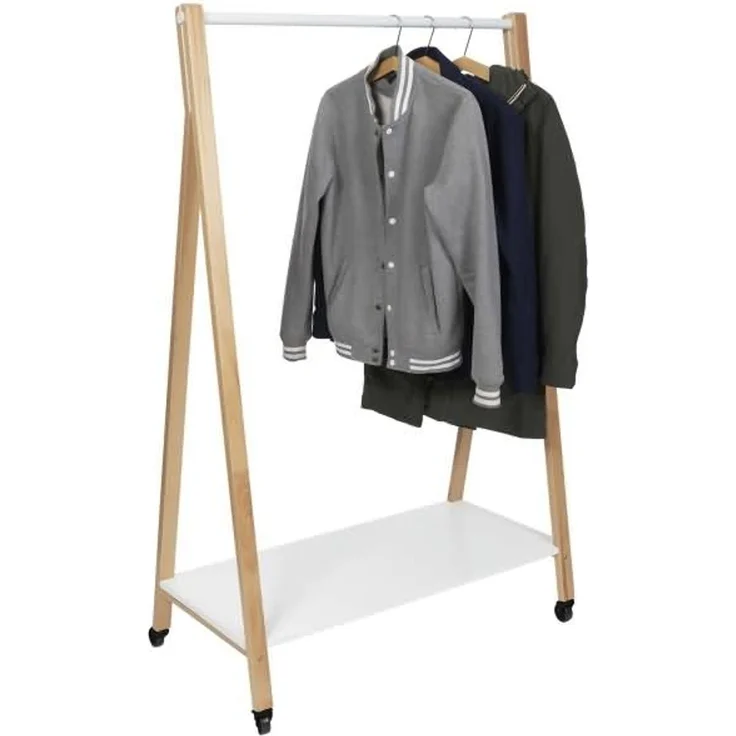 Alba Garderobenständer PMSLEEK holz/weiß – Bild 3