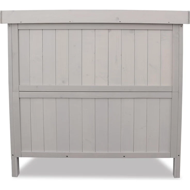 Habau Gartenschrank Lino mit integriertem Pflanztisch, grau, 98 x 48 x 95 cm – Bild 4