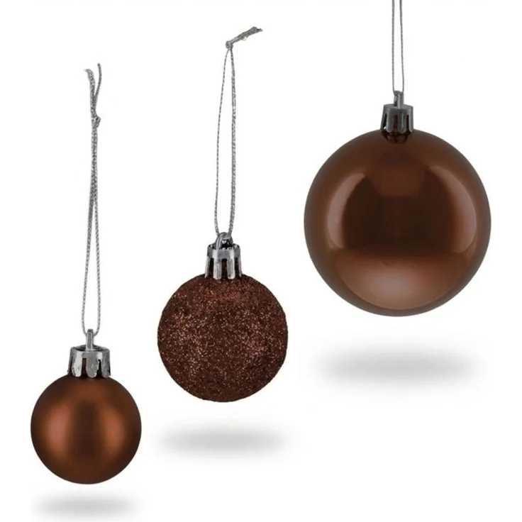 Relaxdays Weihnachtskugeln im 50er Set – Bild 6