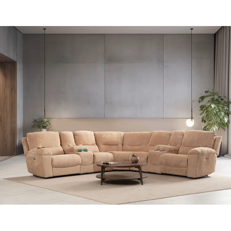 Ecksofa "Malva"-Beige