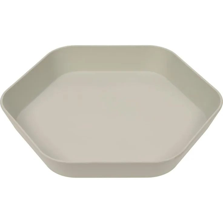 Laessig GEO Teller Warm Grey Grau