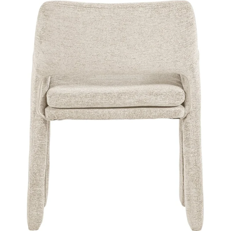 Armlehnstuhl Bigfoot - Chenille-Stoff Sand – Bild 3