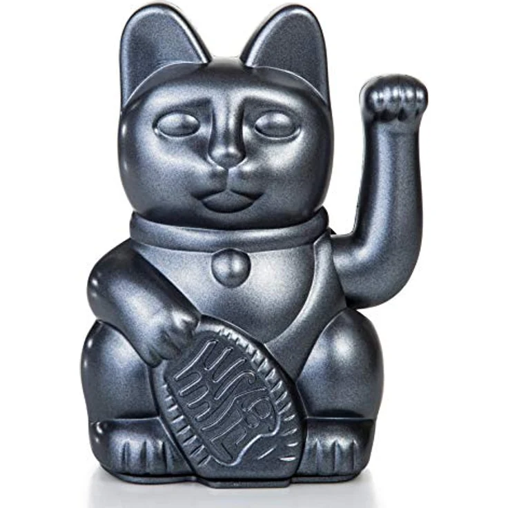 Donkey Winkekatze Lucky Cat Galaxy metallicgrau – Bild 2
