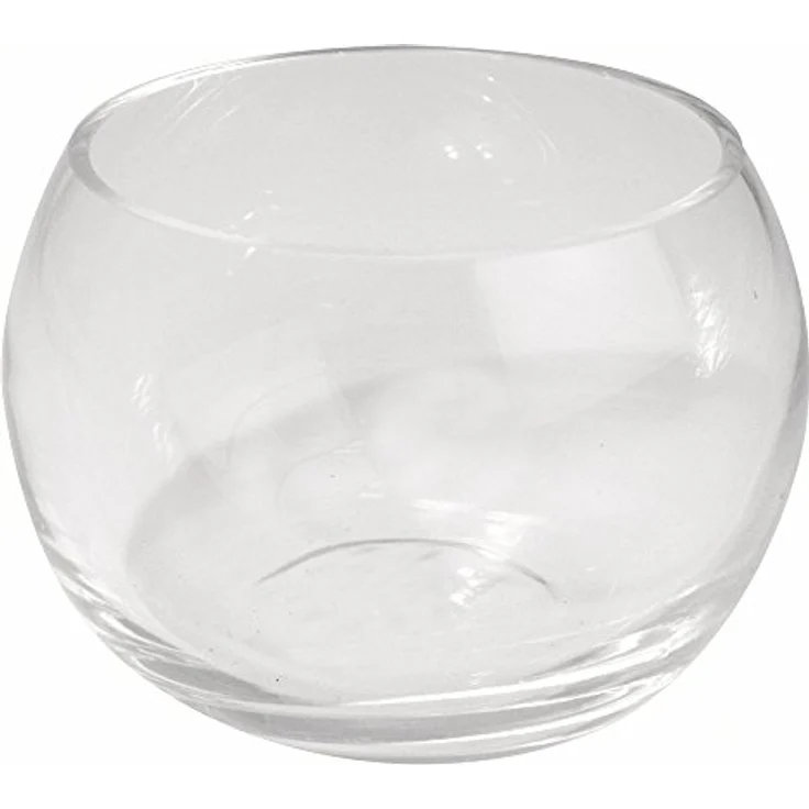 Glas-Gefäß rund, Höhe: 8cm, Öffnung: ø 8,5cm – Bild 2