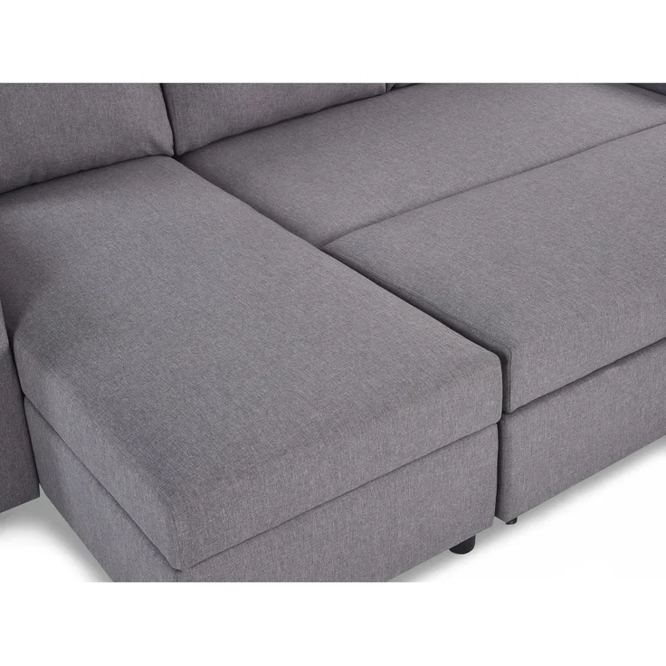 Julian Bowen Angel Schlafsofa mit Stauraum, Hellgrau, 3-Sitzer – Bild 10