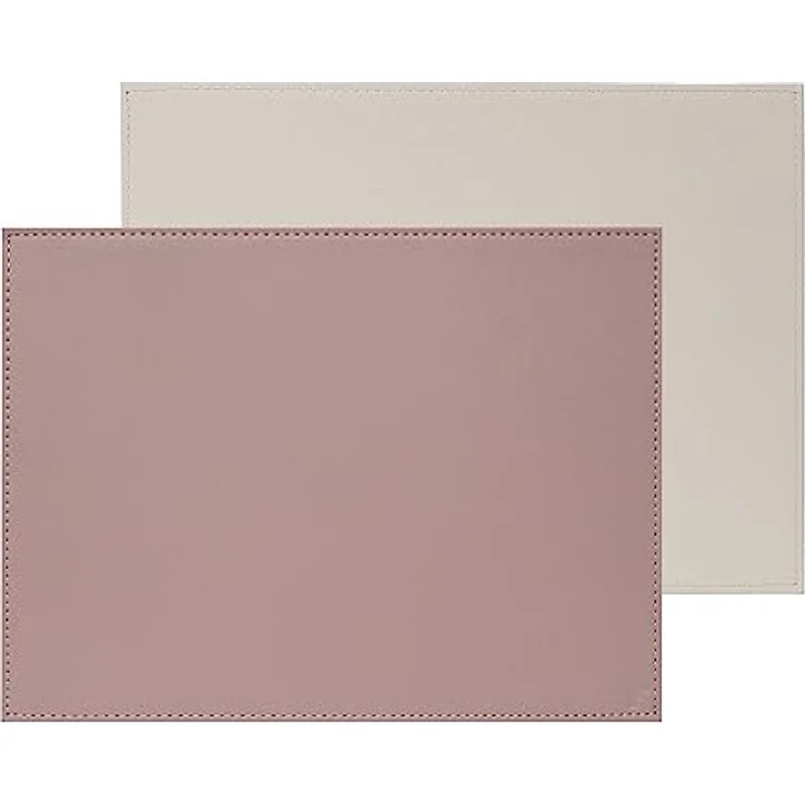 Freeform Duo Platz-Set 40x30 cm Altrosa / Stein – Bild 2
