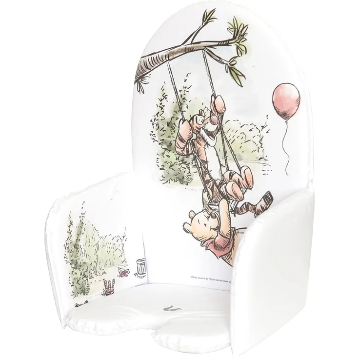 keeeper Winnie Auflage für Hochstuhl, Universal für Hochstühle, Mit Klettverschlüssen, Lena, Weiß