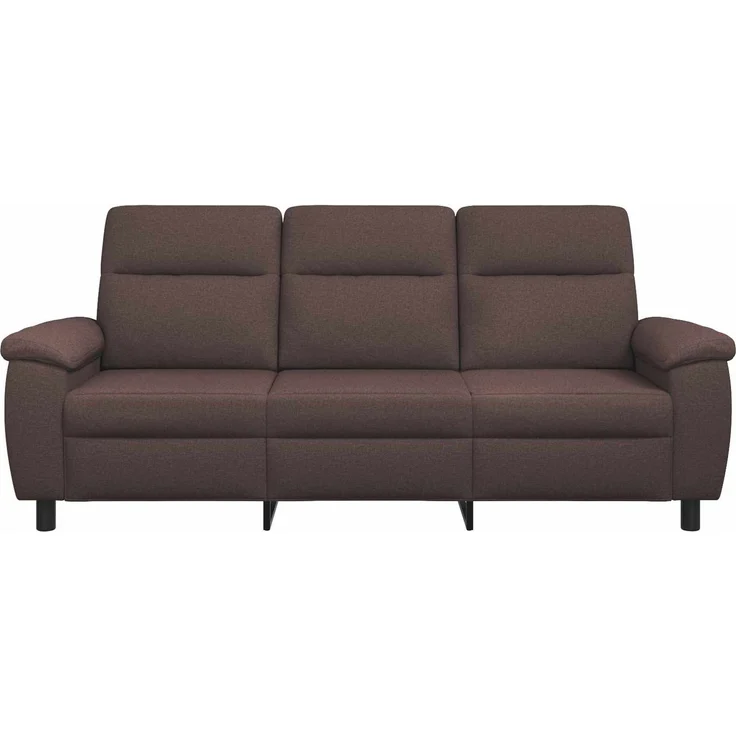 vidaXL Sofa Dunkelbraun 214 x 90 x 95 cm Stoff 42040968 – Bild 3