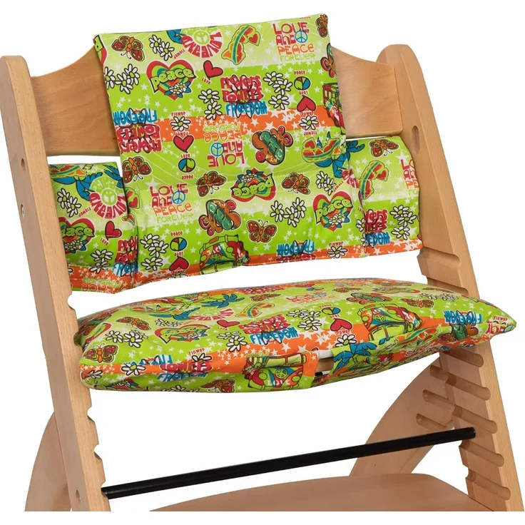 Babyline Kissenbezug für Stokke Hochstuhl, kompatibel mit Stokke, Stokke Tripp Trapp, Trip Trap Stokke, Stokke Evolutions-Hochstuhl und Stokke Hochstuhl (Hippie Grün)