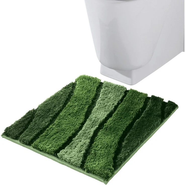 REDBEST Badematte WC-Vorlage "Louisville", Höhe 20 mm, eckig, Streifen – Bild 5