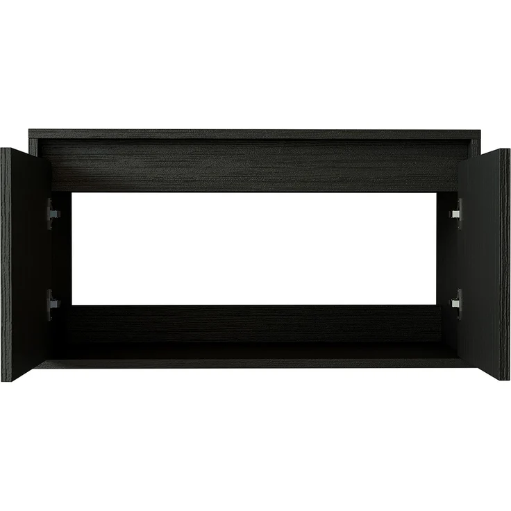 Roomart ATLANTIC-85 Badmöbel - nur Unterschrank - H 45 x B 45 x T 85 cm • Schwarz-Eiche – Bild 4