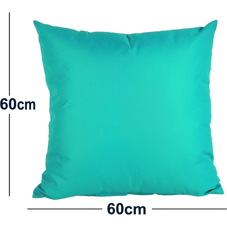 JACK Dekokissen 60x60 cm Outdoor Lounge Kissen inkl. XXL Füllung, starke Füllung, strapazierfähig, wasserabweisend, In- und Outdoor – Bild 4