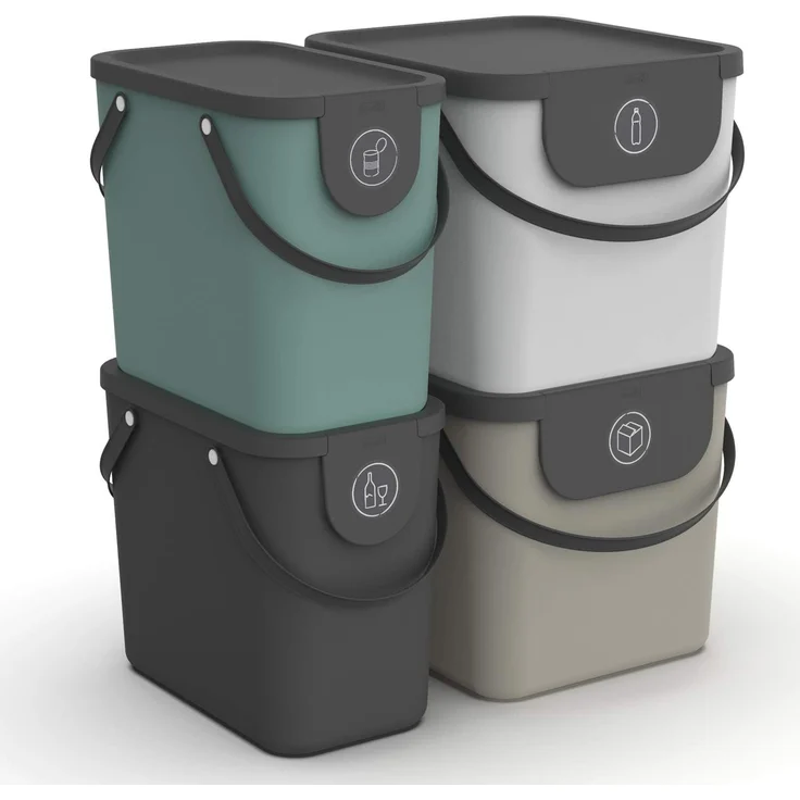 Rotho Albula, Abfalleimer, Mehrfarbig