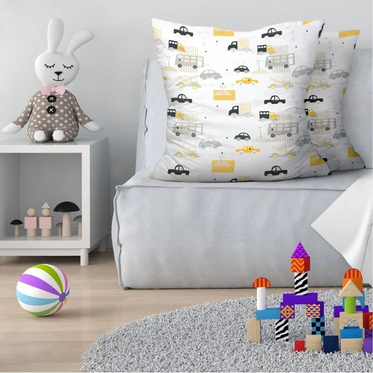 Amilian Dekokissen Dekoratives Kissen 80x80 cm Kindermotive – Bild 3