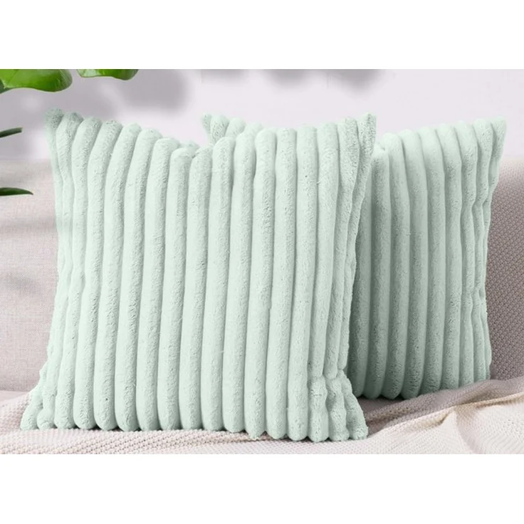 Amilian Dekokissen 2er Set - Zierkissen mit Füllung, Sofakissen, Couchkissen, (2 Stück), 40x40 cm, Dekokissen mit Füllung und Bezug, Wohnkissen – Bild 4