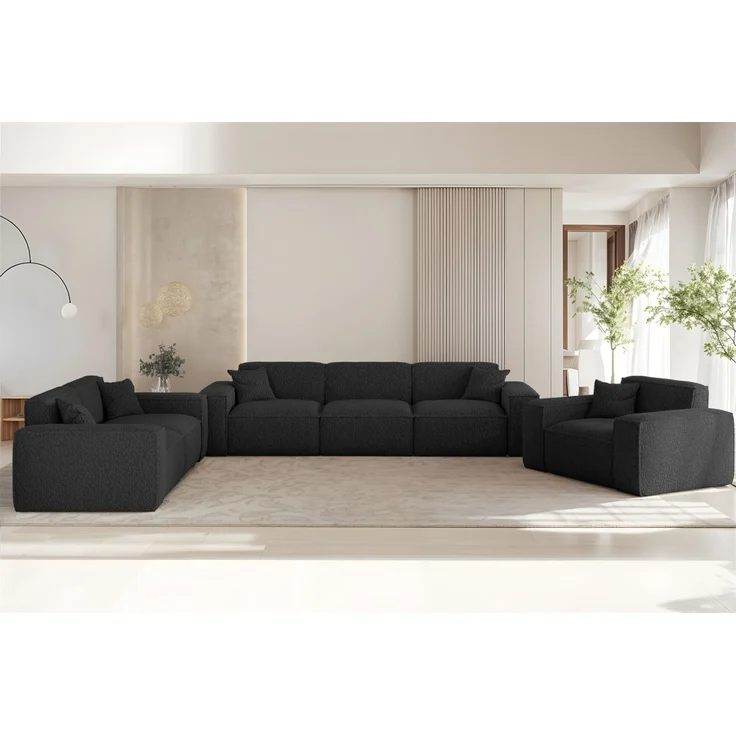 Sessel Designersessel CELES PREMIUM in Stoff Sven Schwarz – Bild 2