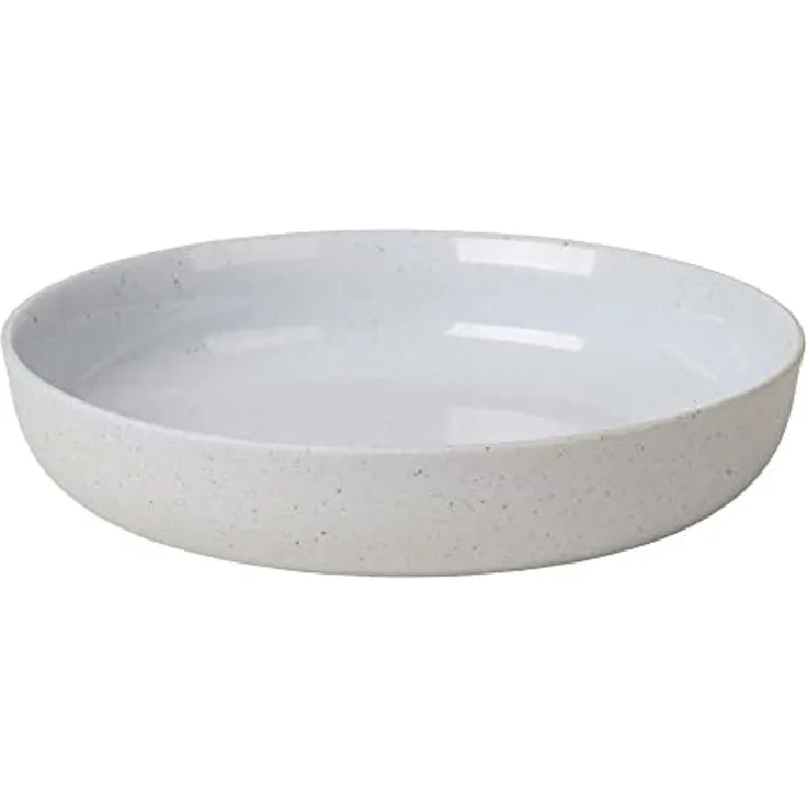 Blomus Tiefer Teller SABLO, Speiseteller, Suppenteller, Keramik, grau, 18. 5 cm, 64108