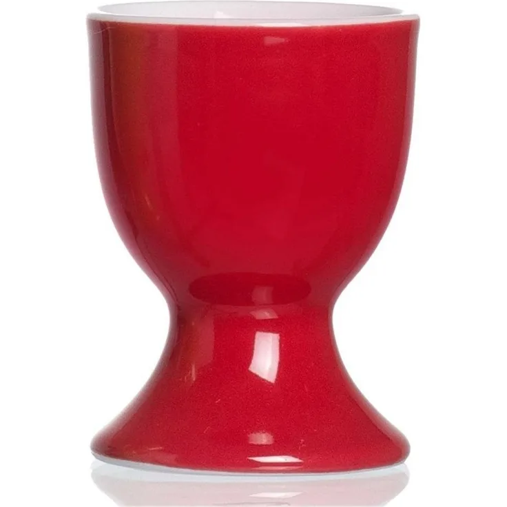 Ritzenhoff & Breker Doppio Eierbecher, Ei Becher, Eierhalter, Geschirr, Porzellan, Rot, 5 cm, 515596