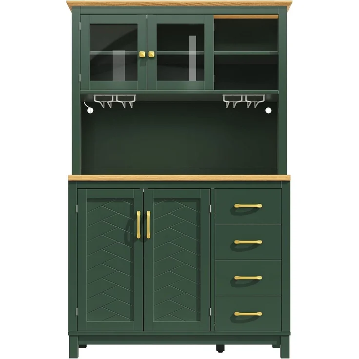 Seitenboard Küchenschrank Buffetschrank mit LED – Bild 4