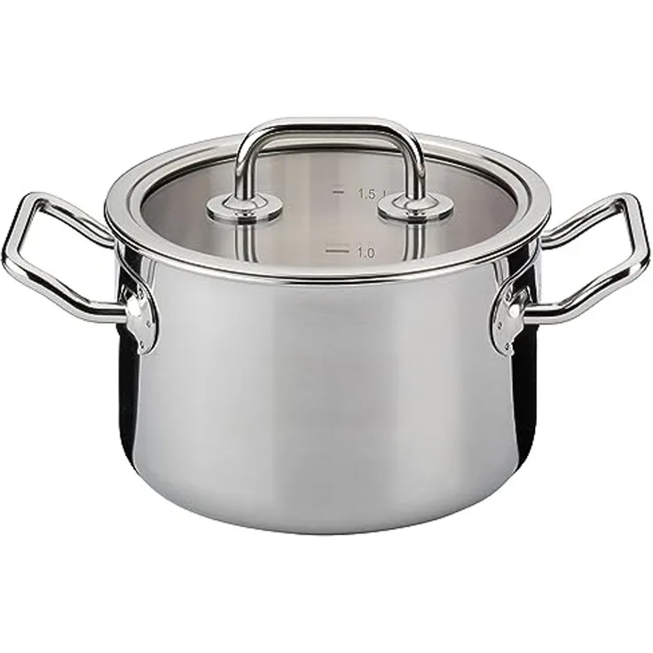 Kochtopf mit Glasdeckel BRIGADE BASIC 16 cm