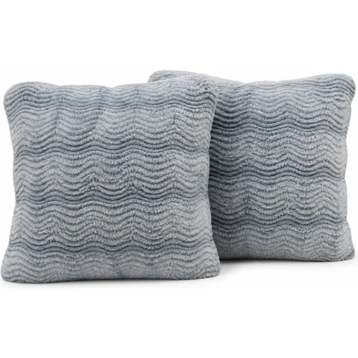 Flanell-Kuscheldecke für Sofa und Bett Blau-Grau 2 x 2.3 m