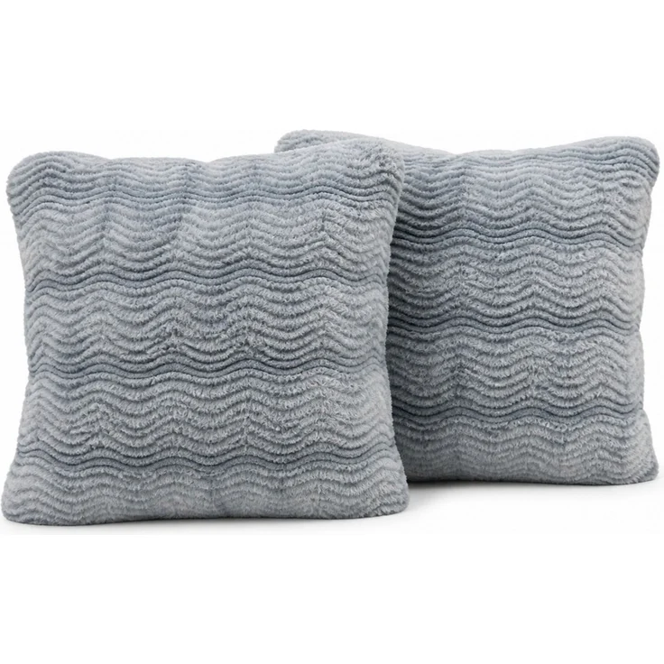 Flanell-Kuscheldecke für Sofa und Bett Blau-Grau 2 x 2.3 m – Bild 1