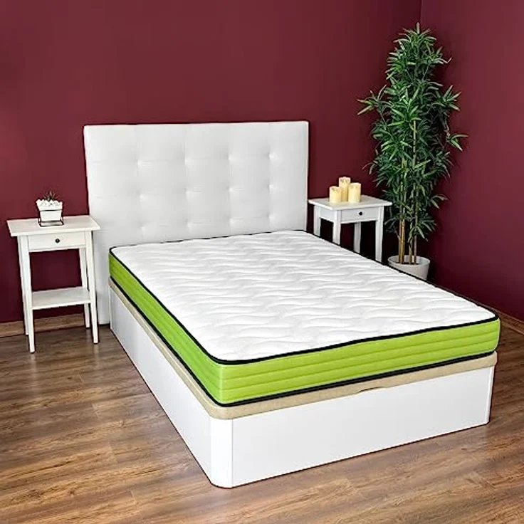 DUÉRMETE ONLINE Viskoelastische Matratze für Jugendliche, wendbar, ideal für Nestbetten und Etagenbetten, 90 x 180 cm – Bild 2
