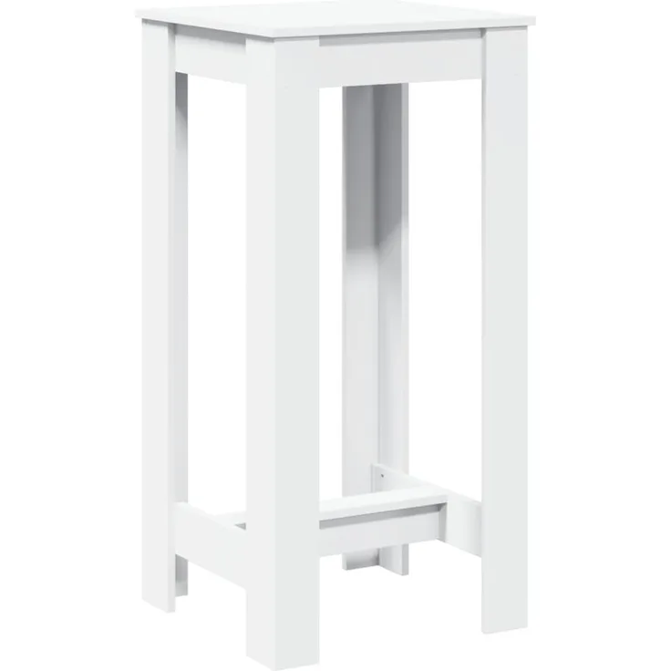 vidaXL Bartisch Weiß 51x50x103,5 cm Holzwerkstoff 854400