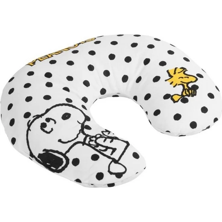 United Labels® Dekokissen Peanuts - Reisekissen Nackenhörnchen Snoopy & Woodstock – Bild 2