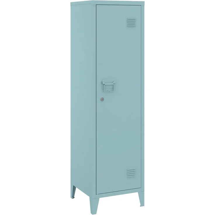 Einzelspind Kurikka 137x38x38 cm Graublau [en. casa] – Bild 6