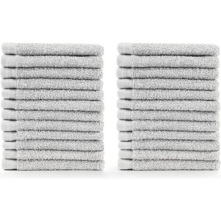Blumtal Gästehandtücher 30x30cm - weich und saugstark, Frottee (24-St), 12er und 24er Set, 100% Baumwolle – Bild 1