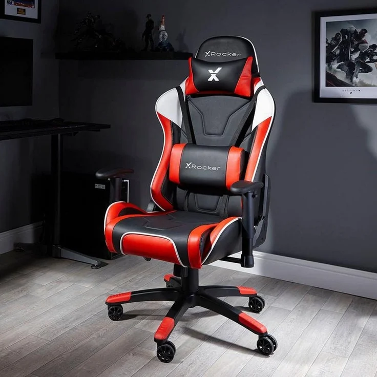 X Rocker Gaming-Stuhl Agility eSports Gaming Bürodrehstuhl – Bild 1