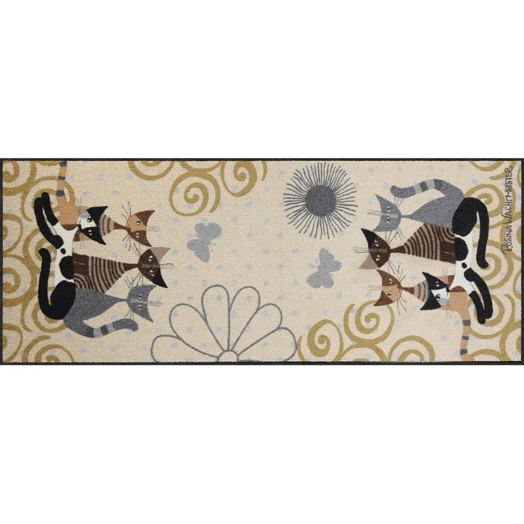 Salonloewe Läufer Rosina Wachtmeister Läufer 75x190 cm Fantasia di Gatti, Läufer groß, Höhe: 750 mm