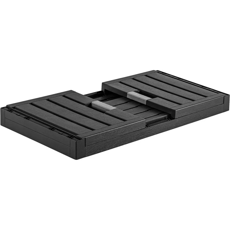 Klappbox Holzoptik 60 L Kunststoff schwarz Tragkraft 30 kg Faltbox Transportbox 5 Stück – Bild 2
