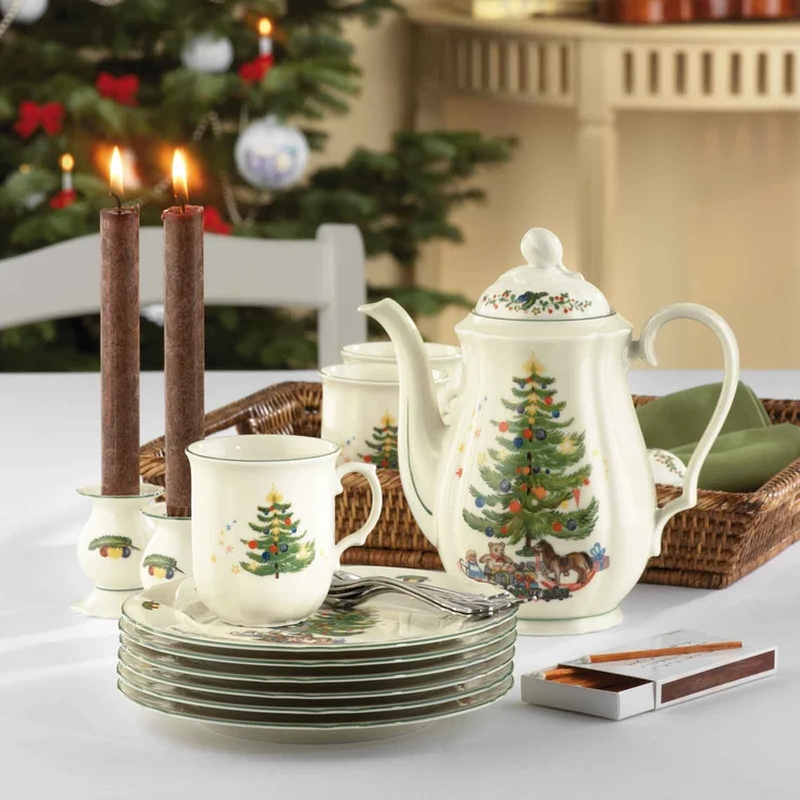 Seltmann Weiden Marieluise Weihnachten Frühstücksteller ø 20 cm 6er Set – Bild 3