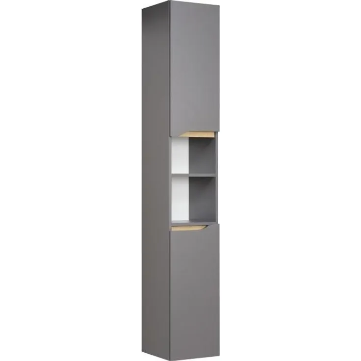 Hochschrank 'Capri', Quarzgrau