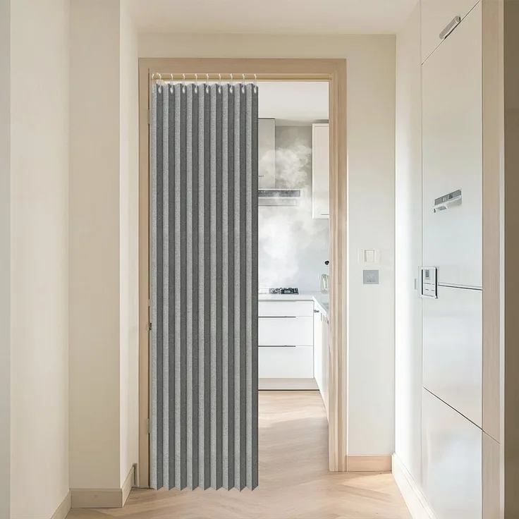 Jibenhome Vorhang Türvorhang Wasserdichter Vorhang für Schlafzimmer,Sichtschutzvorhang (1 St), abdunkelnd, Raumteiler Terrassenvorhang mit Haken,für Küche Wohnzimmer