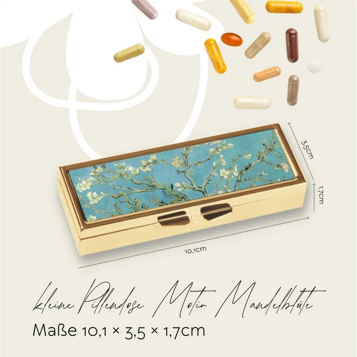 MediMuc Pillendose für 7 Tage von Fridolin - mit Spiegel - Modellauswahl, Tablettendose, Pillendose, Tabletten Organizer, Tabletten Dose – Bild 2