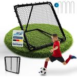 ArtSport 'Power Pass' Fußball Rebounder, verstellbar, Stahl schwarz, 100x100 cm