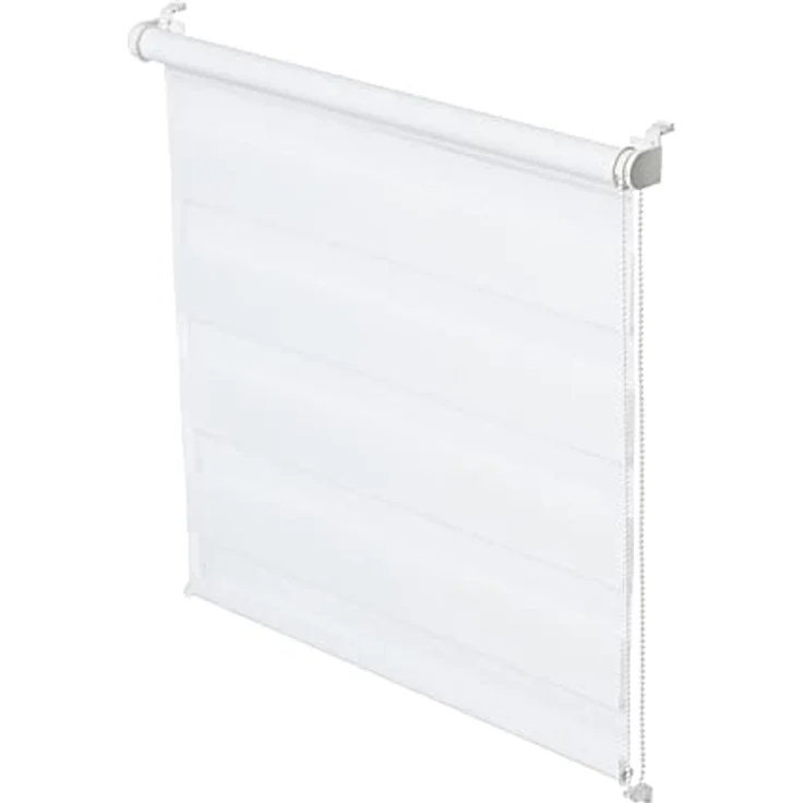 Seitenzugrollo Duo Klemmrollo Easyfix, my home, Lichtschutz, ohne Bohren, freihängend, Klemmfix, halbtransparent, vormontiert auf Montageschiene – Bild 6