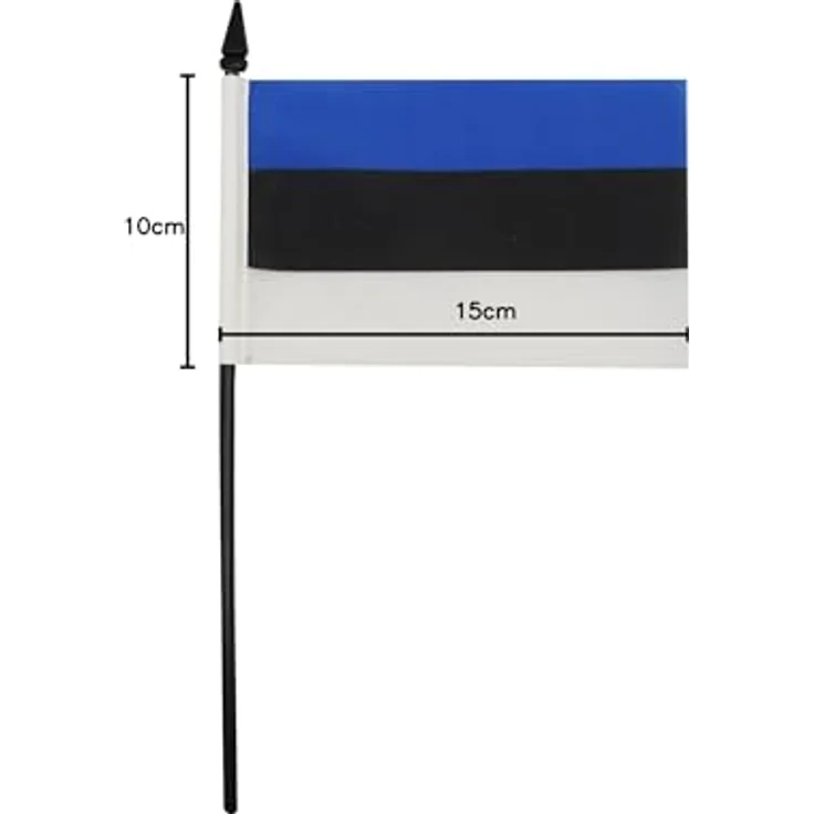 AZ FLAG - Tischflagge Estland - 15x10 cm - Estnische Tischfahne 10 x 15 Cm - Flaggen – Bild 6