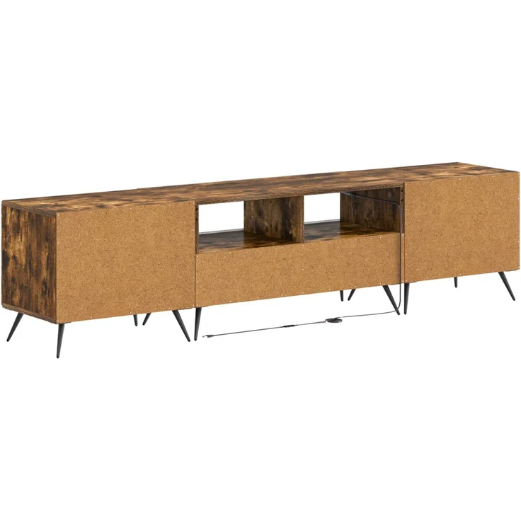 vidaXL LED-TV-Schrank BREDA 3 stk. Raucheiche Holzwerkstoff 3416927 – Bild 6