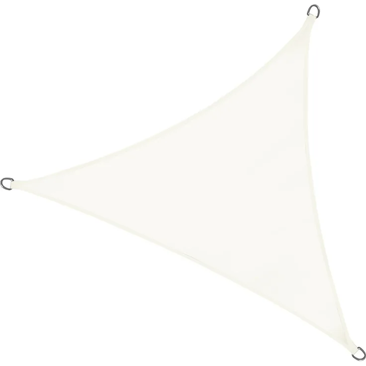 Sonnensegel 3,6 x 3,6 x 3,6 m elfenbein/weiß dreiceckig Samos wasserabweisend