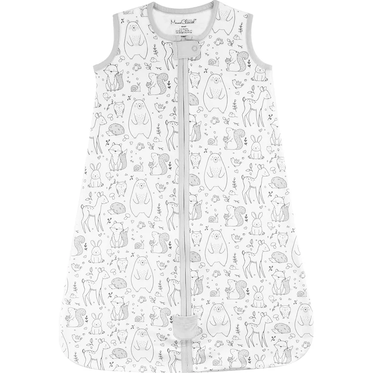 Mama Cheetah Baby Schlafsack 1.0 TOG, Bio-Baumwolle, Tragbare Babydecke, Schlafsack mit 2-Wege-Reißverschluss, Ganzjahres-Baby-Schlafsack, Kleinkind Junge Mädchen Neugeborenes – Bild 1