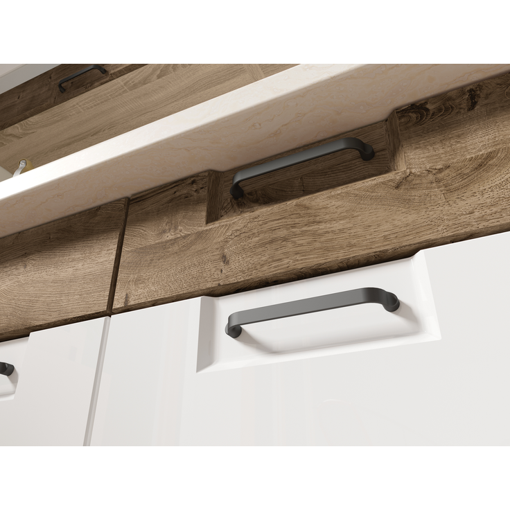 Favorit RIBBECK 46G – Offener Hängeschrank 20 cm mit 2 Ablagen, Sonoma-Eiche – Bild 3
